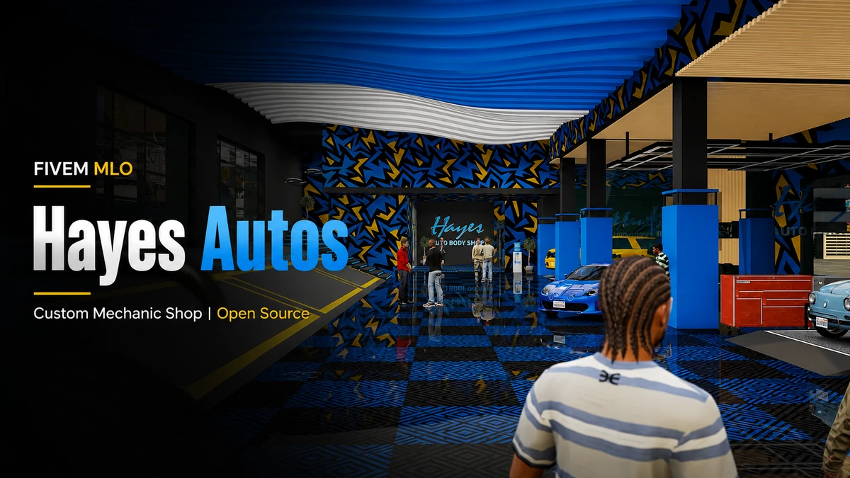 Hayes Autos MLO FiveM | Custom Mechanic Shop | Open Source